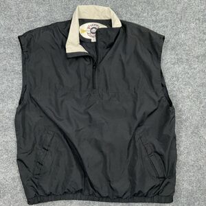 Fuzzy Zeoller Jacket Vest Mens Extra Large Black Outdoors Golf Casual